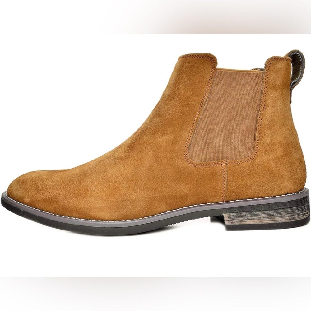 Size 14 Men’s Suede Leather Chelsea Ankle Boots by Bruno Marc
